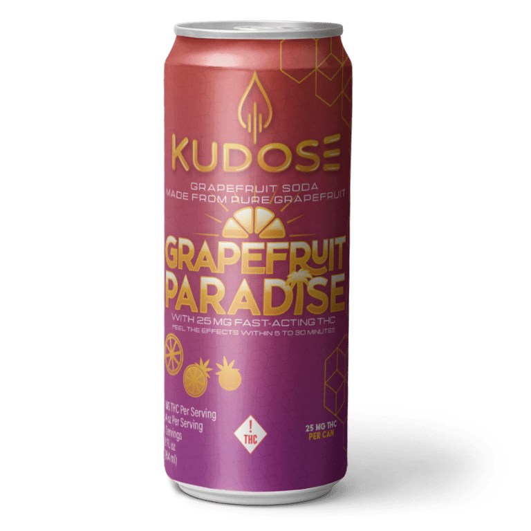 Information about Grapefruit Paradise - A Kudose Fast-Acting THC Soda.